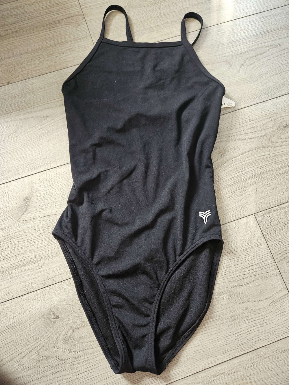 All Tides Black Crossback One Piece Swimsuit Size 30 Lap Swimming Training